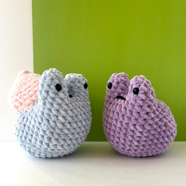 No-Sew Crochet Slug and Snail Pattern, Amigurumi Slug, Crochet Cute Snail Pattern, Beginner Crochet Pattern