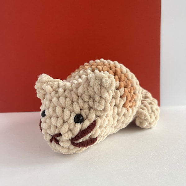 No-Sew Crochet Kitten Pattern, Amigurumi Cat, Crochet Cute Kittenloaf Pattern, Calico Cat Crochet, Beginner Pattern