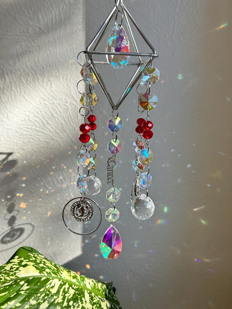 Cancer Zodiac Suncatcher: Rainbow Reflective Astrology Gift - Etsy