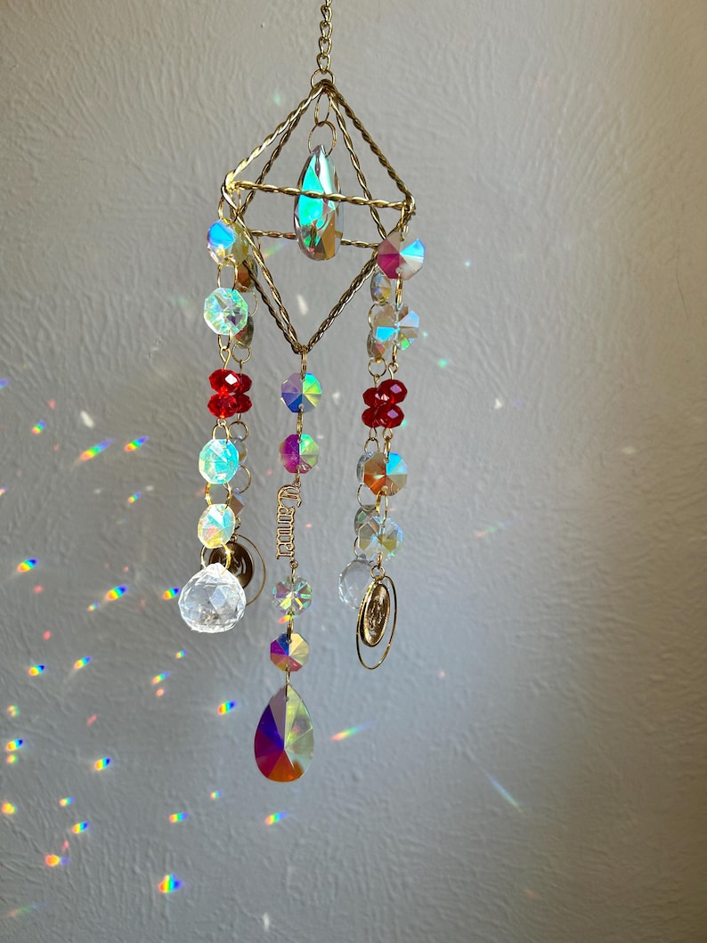 Cancer Zodiac Suncatcher: Rainbow Reflective Astrology Gift - Etsy