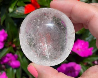 Clear Quartz Palm Stone
