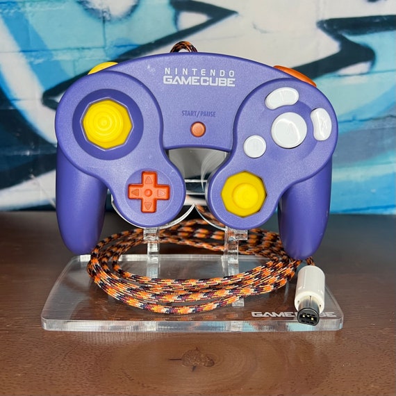thumbnail image 2 of Wireless Purple/Indigo GameCube Style Controller + Adapter For Nintendo Switch (Pre-Owned) 2 of 6