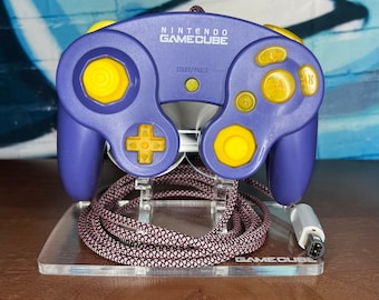 Modded OEM Wired Indigo Purple GameCube Controller | “Honeysuckle”