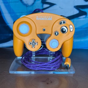 Modded OEM Wired Spice Orange GameCube Controller | “Amethyst”