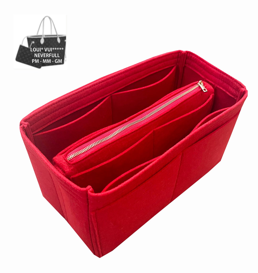 Organizer for Neverfull MM GM PM Tote,custom Neverfull Bag Insert Liner