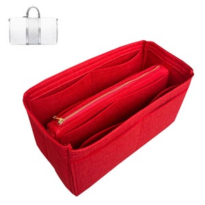 Bag and Purse Organizer with Chambers Style for Louis Vuitton Keepall 45,  50, 55 and 60