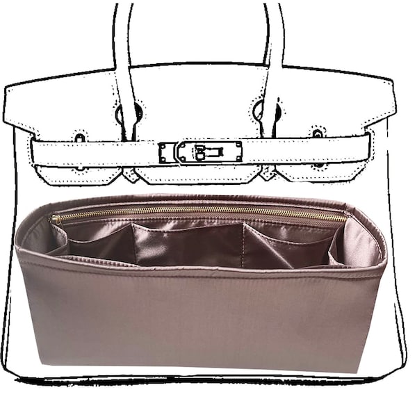 Purse Organizer B.irkin25/30/35/40 Bags Silky Smooth,Silk,Luxury Bags,|Tote Bag Organizer|Designer Handbag Organizer|Bag Line|Purse Insert