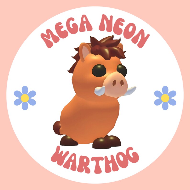Warthog Adopt Me Roblox Digital Stickers - Etsy