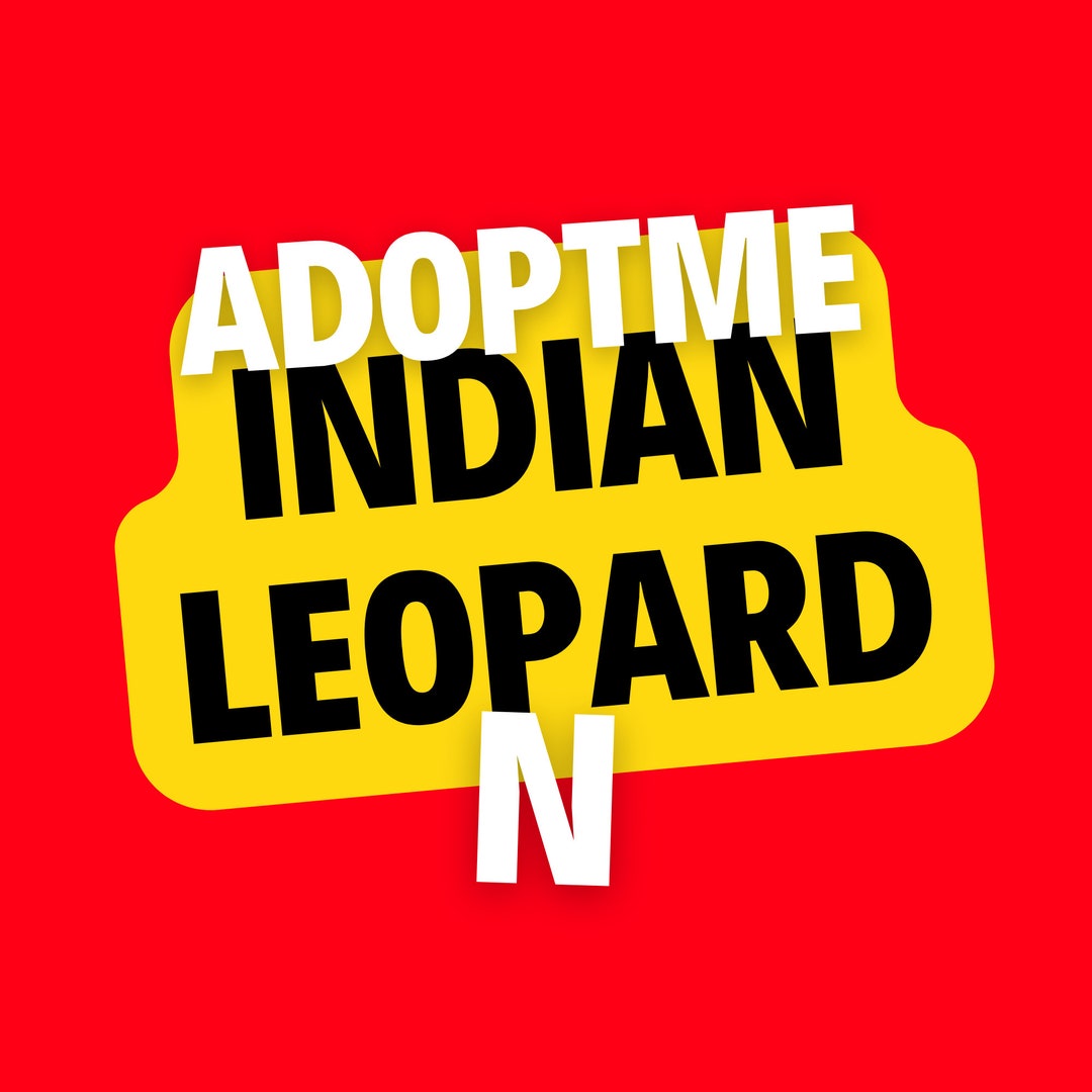 Indian Leopard Adopt Me Neon - Etsy