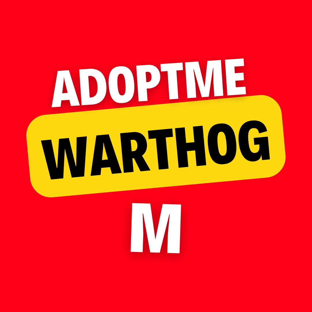 Warthog Adopt Me Mega Neon - Etsy