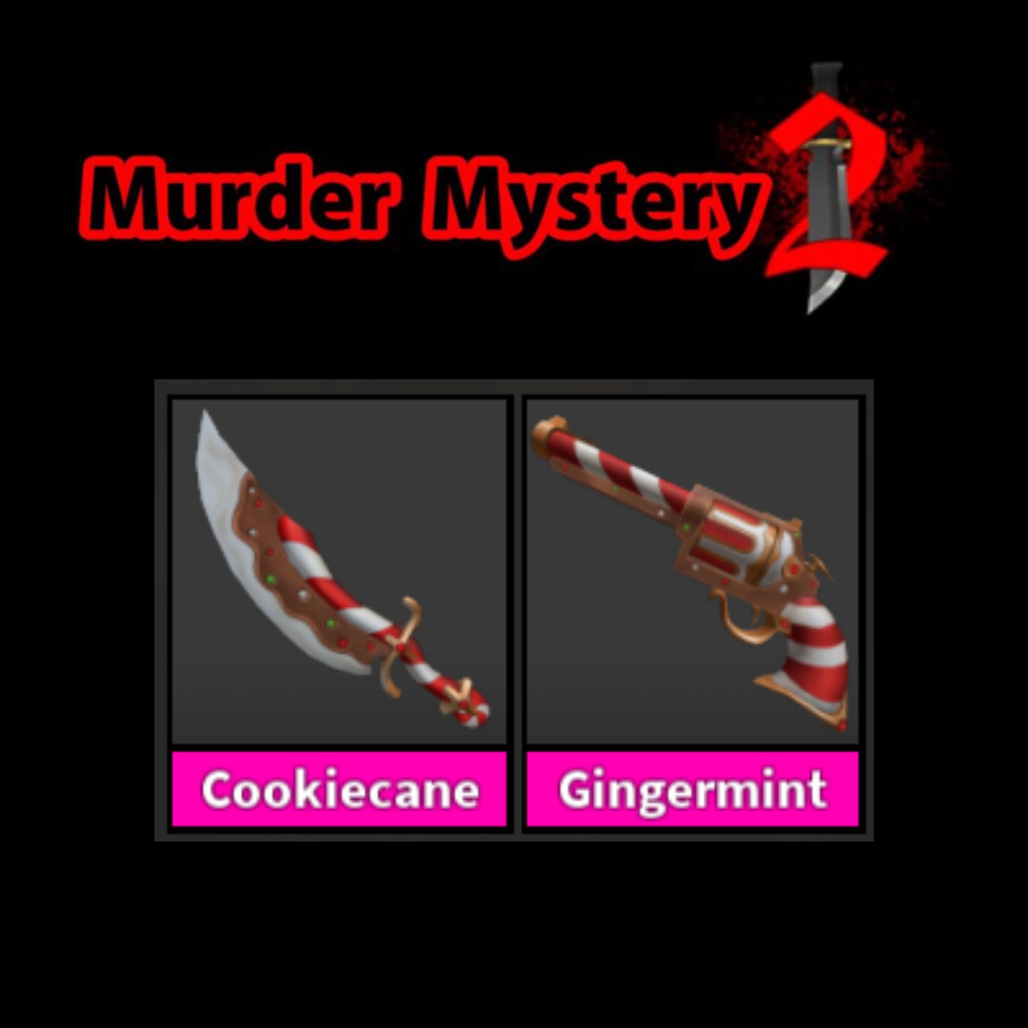 Roblox Murder Mystery 2 MM2 Red Luger Godly Gun Fast India
