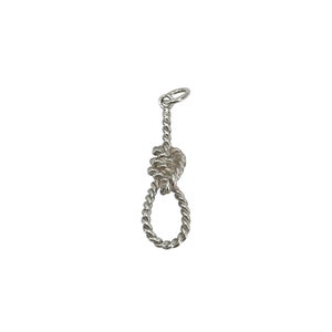Vartan Studio - Handmade Braided Rope Navy Boat Knots Nautical Style Custom Pendant Sterling Silver