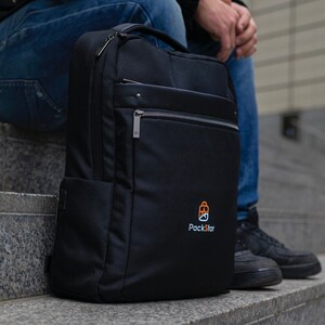 PackStar® Rucksack | 17 L | Laptop-Fach | inkl. Anti-Diebstahl & Kartenfach | Ideal für das Business Oder die Reise | Allrounder |