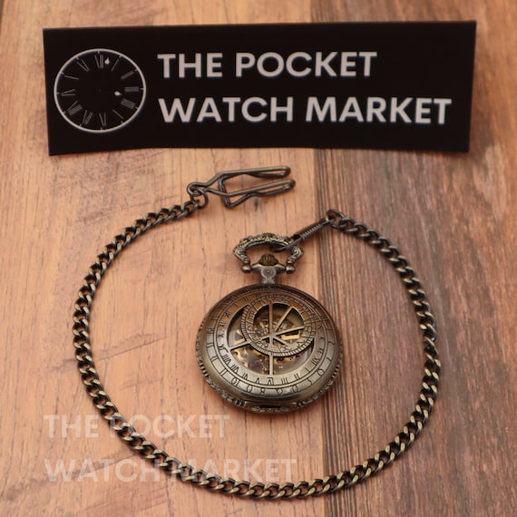 Bronze pocket watch customs sale