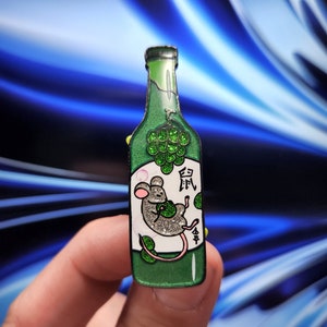 WoWoKo  - Zodiac Drinks - Soju Mouse/Rat Enamel Pin