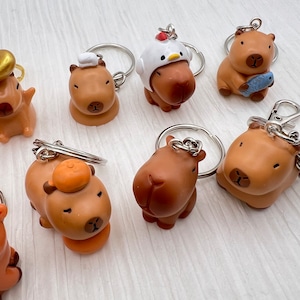 New Super Adorable Capybara Charm / Decorative Charm/ Capybara Bag Charm / Capybara Lover (Listing 2)