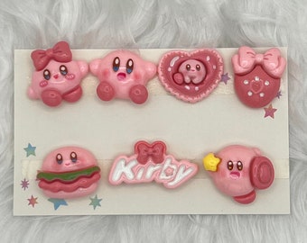New Cute Kirby Magnets (Set of 7) / Kirby Fan / Kirby Lover