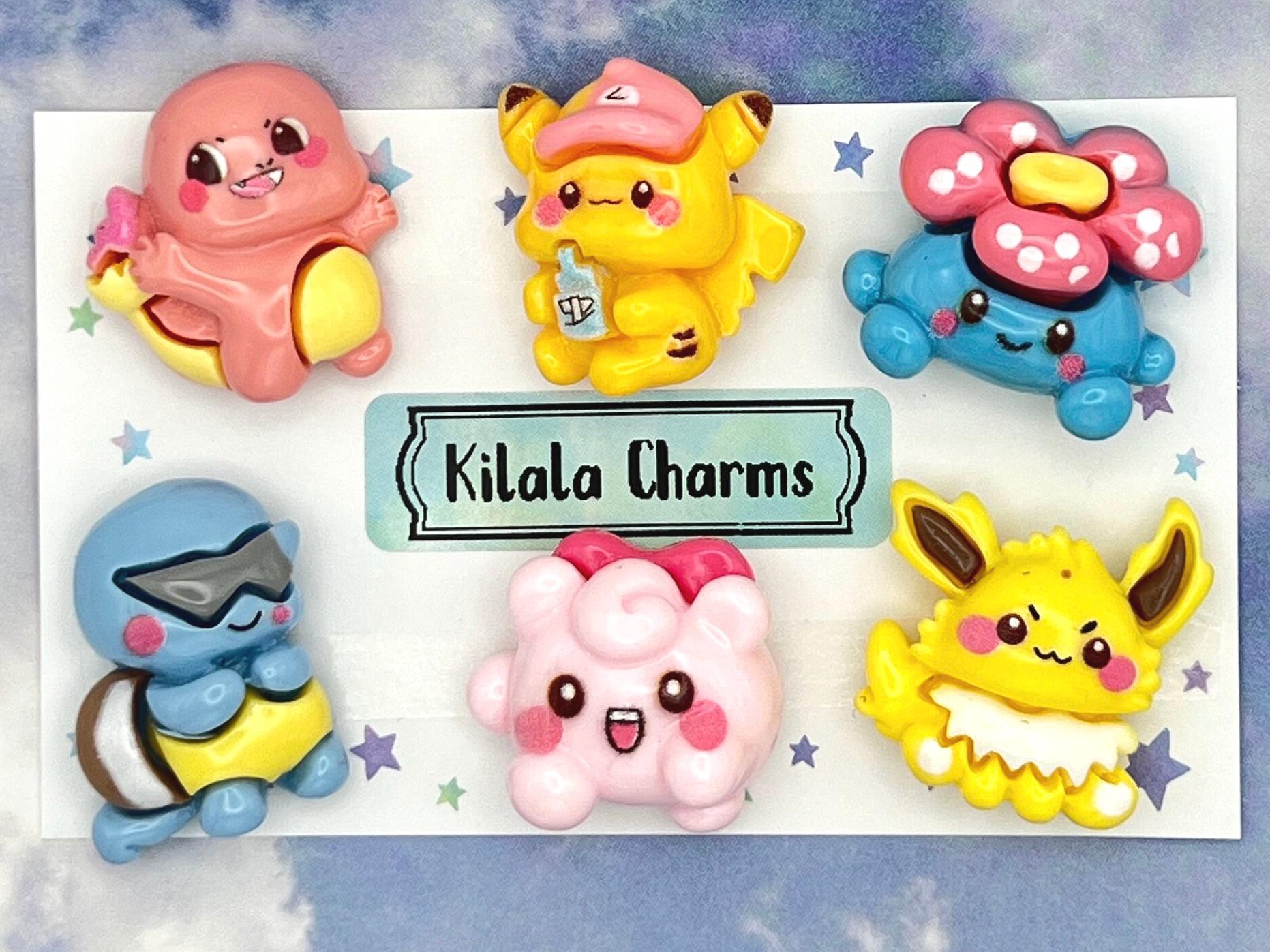 New Cute Pokémon Magnets (Set of 6)