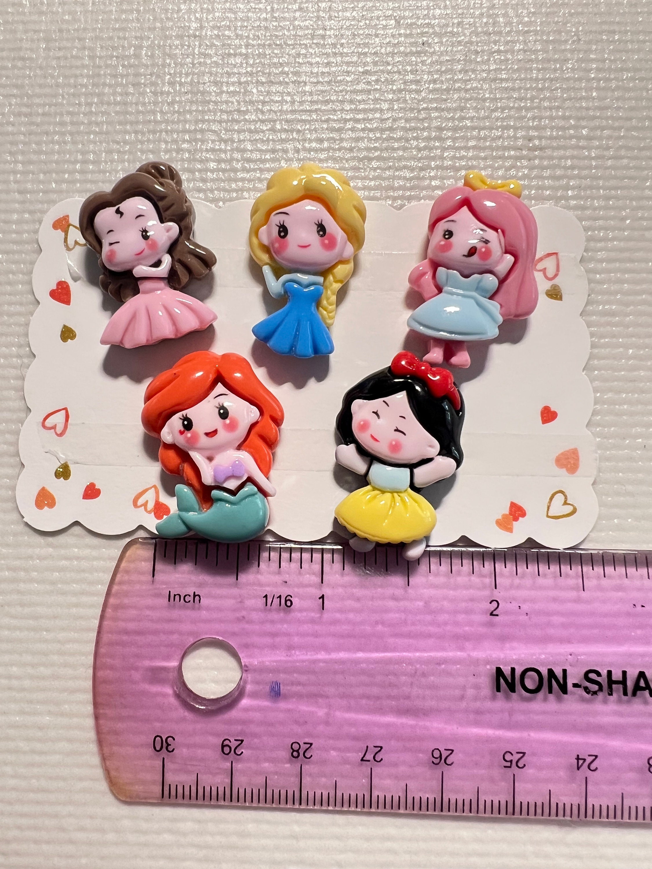 New Cute Disney Princess set of 5 Etsy