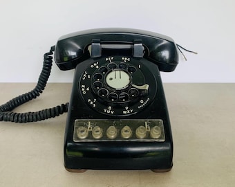 Western Electric Rotary Phone With Switch Board