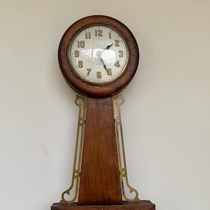 1950s Wood Clock - Etsy