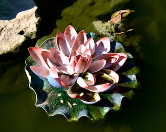 Pink Lotus Flower Wall Art Water Lily Photography PRINTABLE Botanical Poster Spa and Wellness Print Meditation Home Decor Gift For Yoga Room