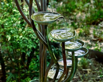 Waterflow Photograph Zen Office Decor Spiritual Digital Print Nature Geometry PRINTABLE Poster Water Fountain Decor Home Gift For Meditation