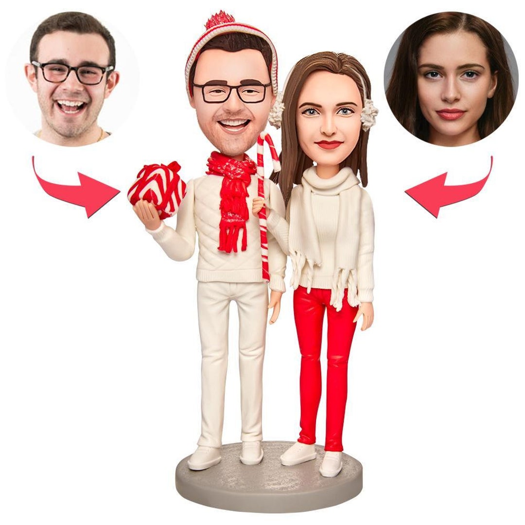 Couple Casual Wear Bobblehead - Everyday Gift Idea