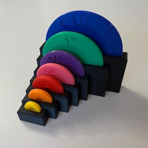Seam Allowance Disc Set with Storage Stand