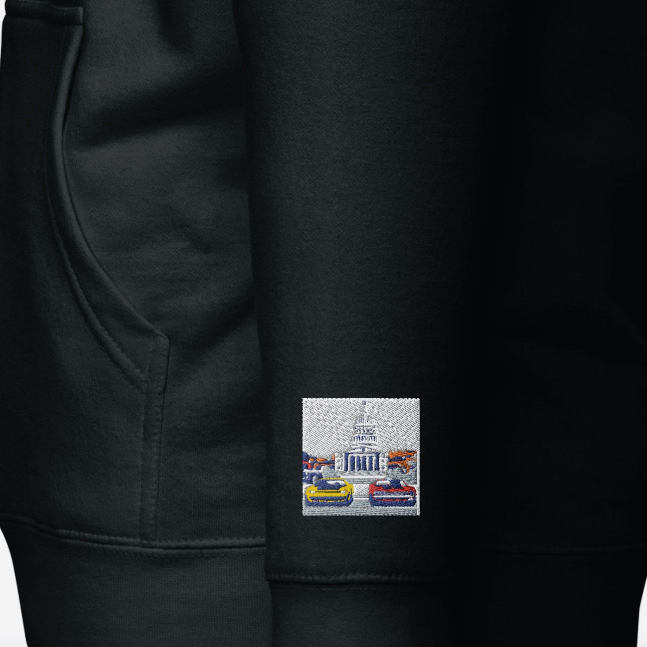 Street Racer Car Guy Jdm Hoodie Lake City Ghost C4 Corvette Designer ...