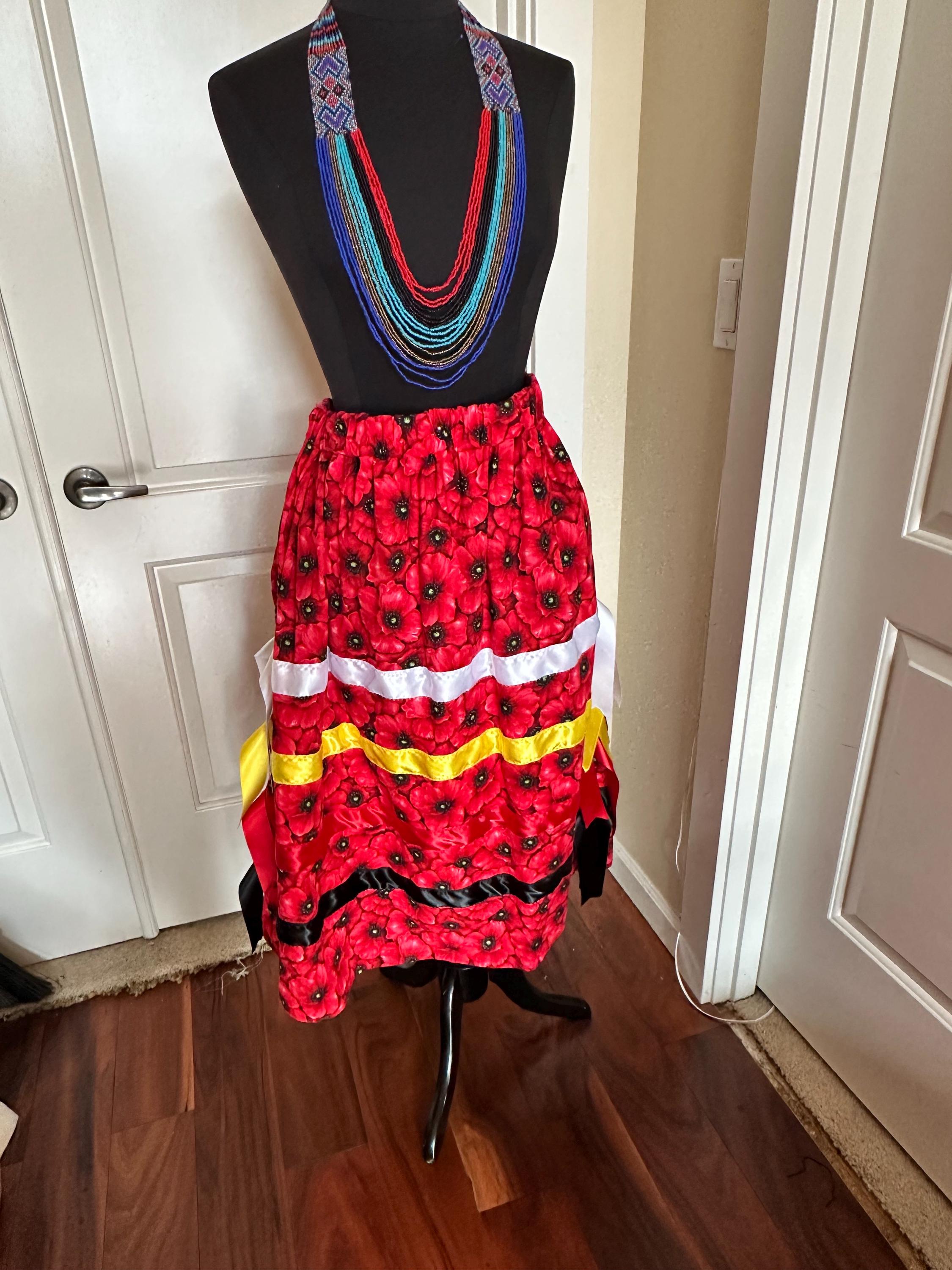 Red Ribbon Skirt - Etsy Canada