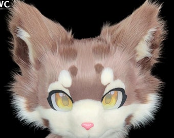Dino Fursona Head Coser - Vorgefertigte Pelzkopf Fursuit Maske Kigurumi Kopf, Kig Kopfmaske, Kemono Maskenkopf, Pelzkostüm Geschenk für Coser