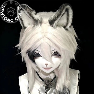 Earl Cat - Premade Kig Head Fursuit Mask Kigurumi Head, Kig Head Mask, Kemono Mask Head, Fursona Mask Head, Furry Costume Gift For Him