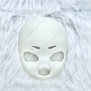 Fierce Kig Head Base, 3D Printed Smooth Fursuit Mask Base, Kigurumi Furry Head, Dino Head Base, Kemono Mask Head Base, Fursona Mask Head