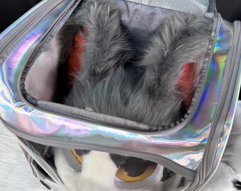 Large Waterproof Furhead Backpack,perfect for Cosplay,kig Kemono