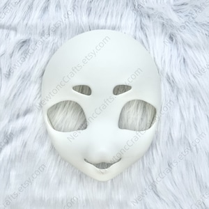 Evil Fox Kig Head Base, Smooth 3D Printed Fursuit Mask Base, Kigurumi Furry Head, Dino Head Base, Kemono Mask Head Base, Fursona Mask Head