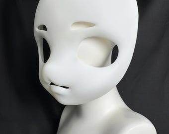 Shy Fox Kigurumi Mask Base: 3D Printed Fursuit Head, Kemono