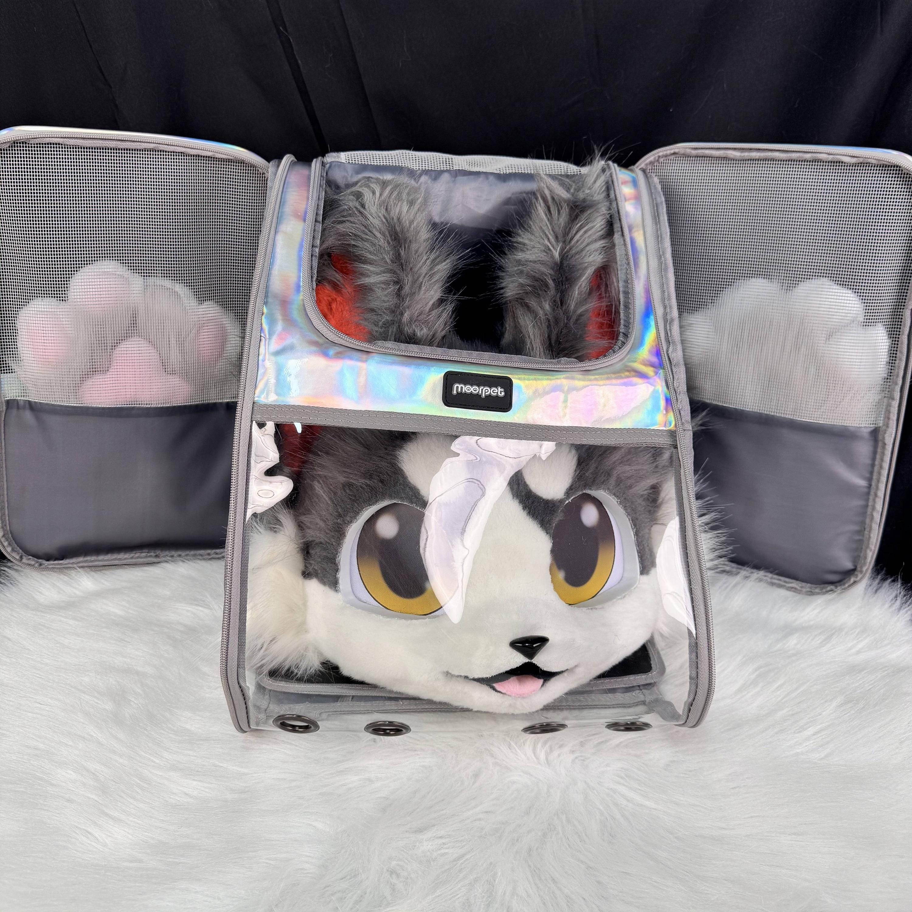 Large Waterproof Furhead Backpack,perfect for Cosplay,kig Kemono
