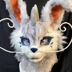 Prince of the Grey Dragon,Premade Fursuit Head, Dino Mask, Furry art, Free commission/OC, Kemono Mask,Gift For furry!