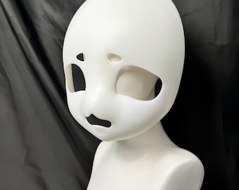 Base para cabeza de disfraz de zorro impreso en 3D, máscara de kigurumi