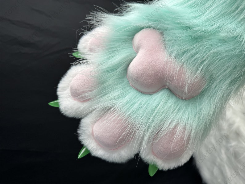 4 Fingers Fursuit Paws , Cheap Cat Gloves, Custom Fursuit Gloves ...
