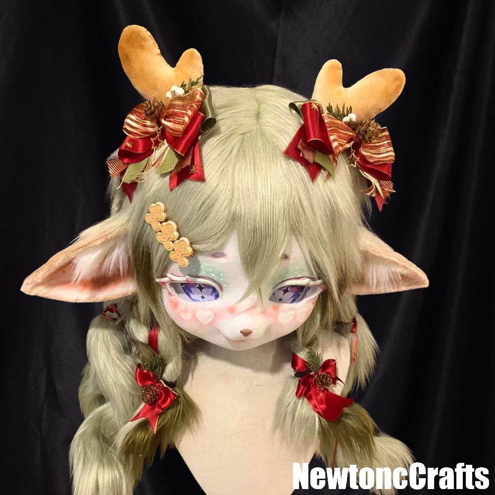 クリスマストナカイ着ぐるみマスク – 手作りケモノキグヘッド - Etsy 日本