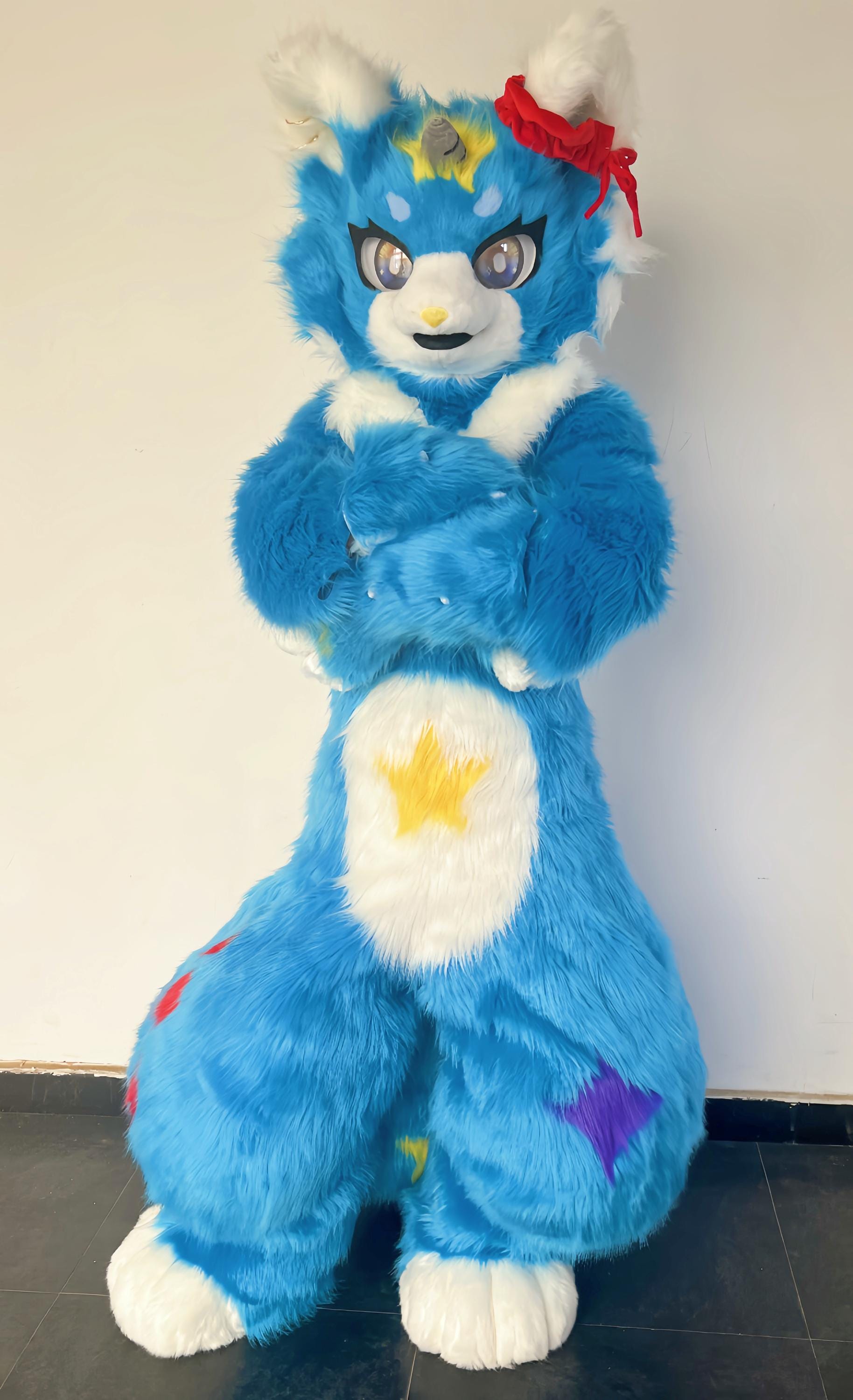 Full - set Fursuit Commission, Customizable for Any Part,Full Set with Head,Paws,Tail,and Boots, Custom Kemono Mask, Fursuit Convention