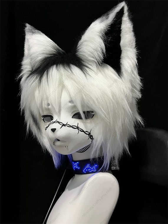 Tattooed Church Dog - Pre Made Kig Head Fursuit Mask Kigurumi Head
