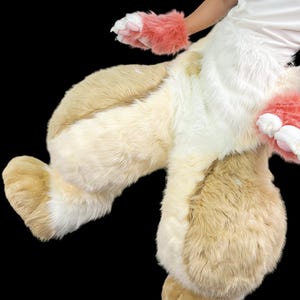Custom Half Fursuit Pants, For Furry Convention, Custom Half-Body Fursuit - Tailored Pants, Boots & Articulated Tail for Furries/Cosplay
