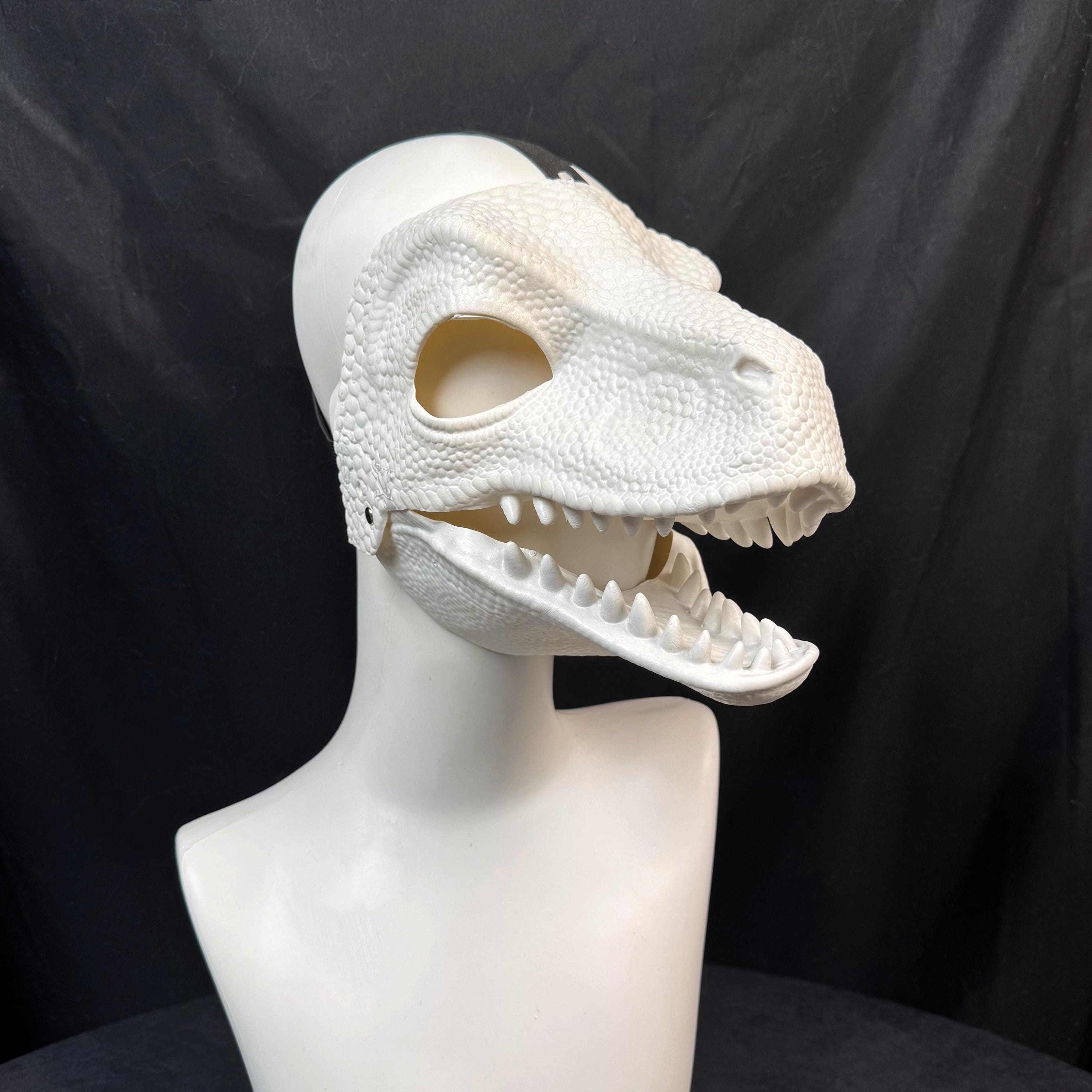 白い恐竜マスクベース：DIYコスプレ、ファースーツマスク - Etsy 日本
