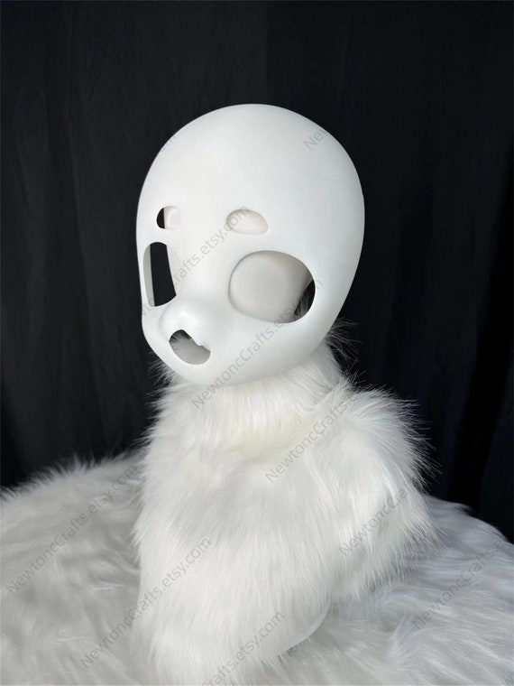 3D Printed Kitten Kig Head Base, Fursona Mask - Etsy