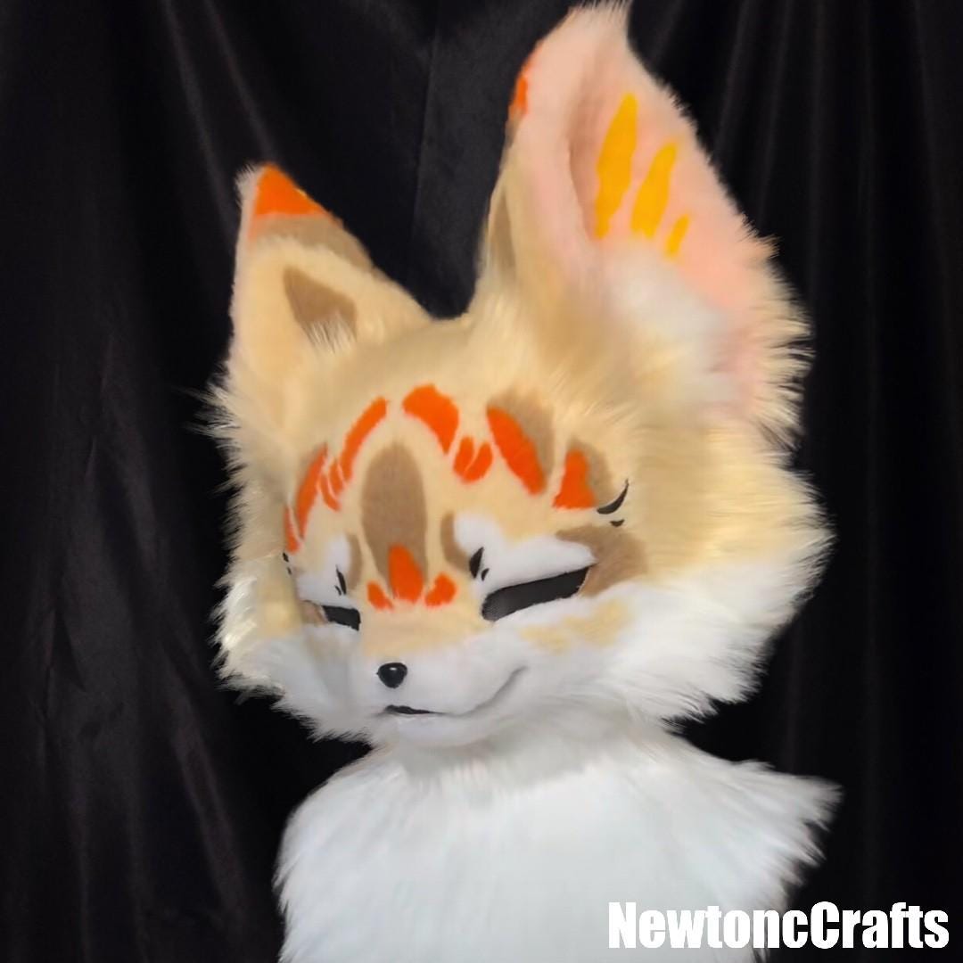 オーダーメイドのケモノ/着ぐるみファースーツマスク、無料デザイン