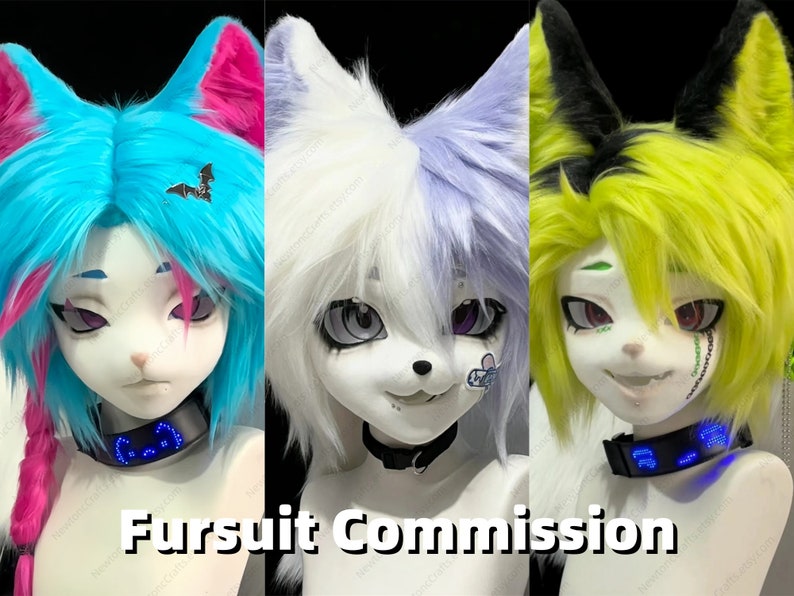 Kigu Fursuit Head Commission Open Cheap High Quality Furry Mask Kemono