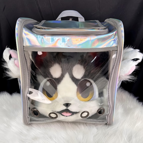 Large Waterproof Furhead Backpack,perfect for Cosplay,kig Kemono